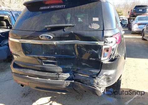 2013 Ford Explorer Xlt из США, поврежденный, VIN 1FM5K8D86DGC47336